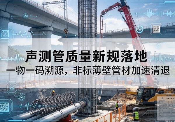 福安声测管质量新规落地，一物一码溯源，非标薄壁管材加速清退